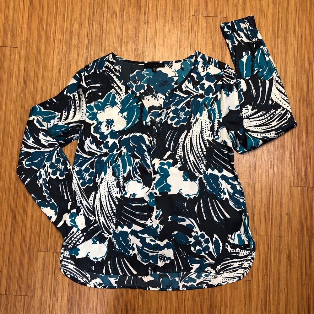 Sanctuary Floral Long Sleeve Blouse S